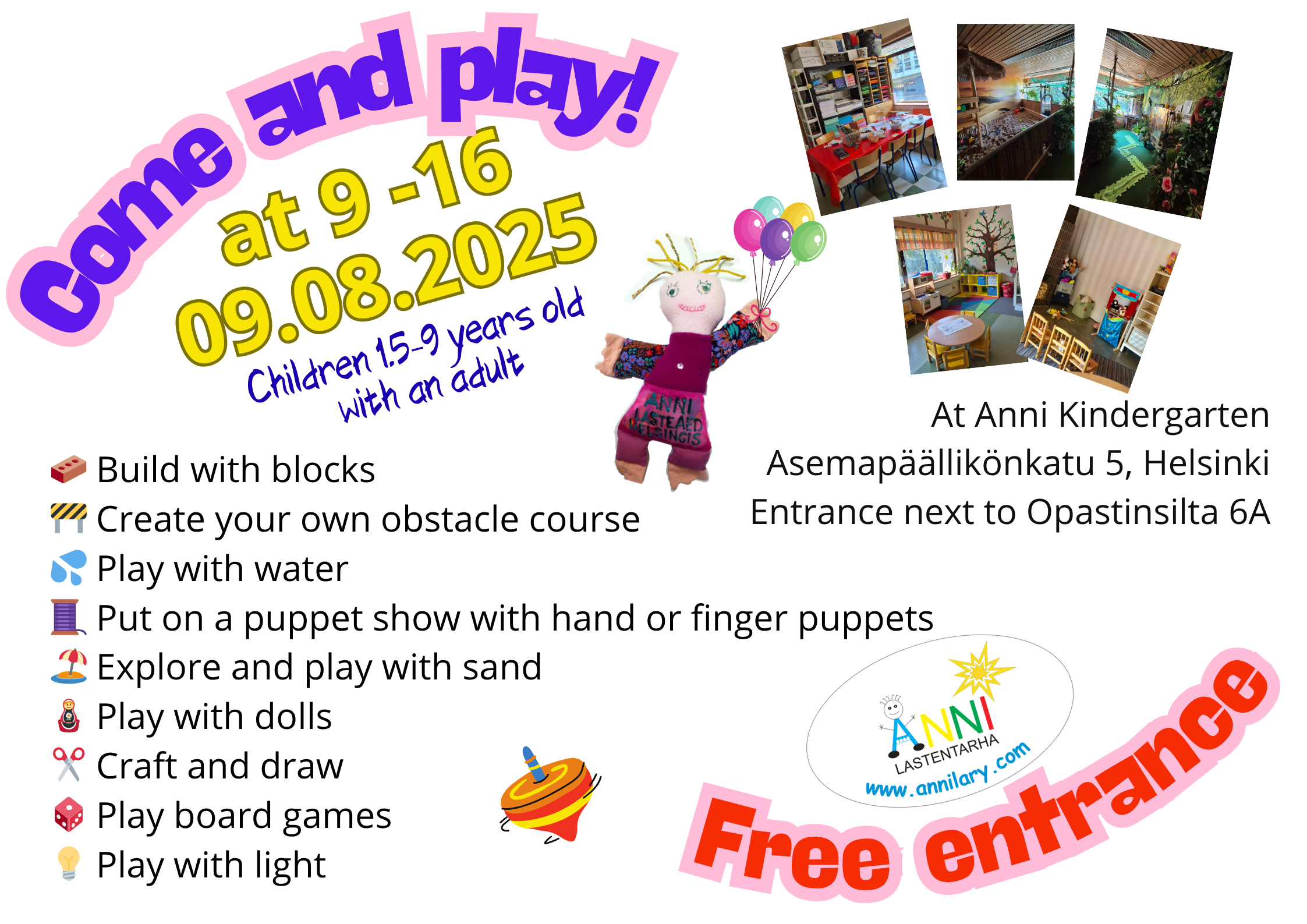 Come and play